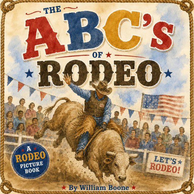 The ABCs of Rodeo: A Rhyming Rodeo Alphabet Book for Kids Ages 2–5 | Learn ABCs with Bull Riding, Roping, Bronc Riding & More | Illustrated Educational Picture Book For Toddlers and Preschoolers