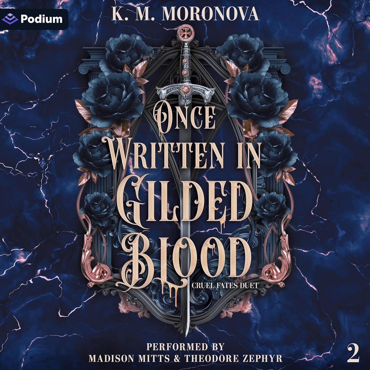 Once Written in Gilded Blood: Cruel Fates Duet, Book 2